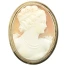 Victorian Cameo Shell Brooch