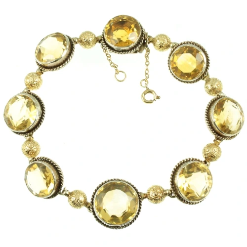 Victorian Citrine Bracelet