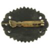 Victorian Bog Oak Mourning Brooch