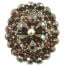 1940s Retro 8ct Gold Garnet Cluster Ring