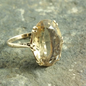 Citrine Cocktail Ring