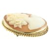 9ct Gold Cameo Brooch - Image 2