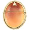 9ct Gold Cameo Brooch - Image 3