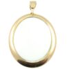 Edwardian Double sided 9ct Gold Glass Locket
