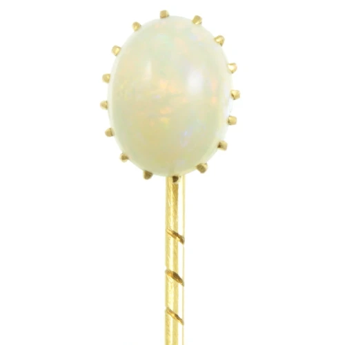 Vintage 9ct Gold Opal Tie Pin