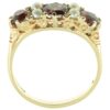 9ct Gold Garnet & Pearl Ring - Image 4