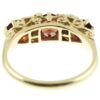 9ct Gold Garnet & Pearl Ring - Image 5