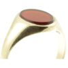 Victorian 9ct gold sardonyx signet Ring