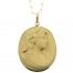 Art Deco 9ct Gold Cameo Pendant