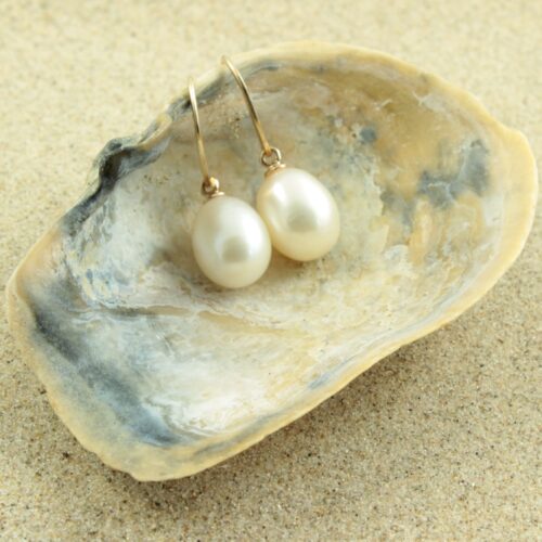 9ct Gold Pearl Earrings