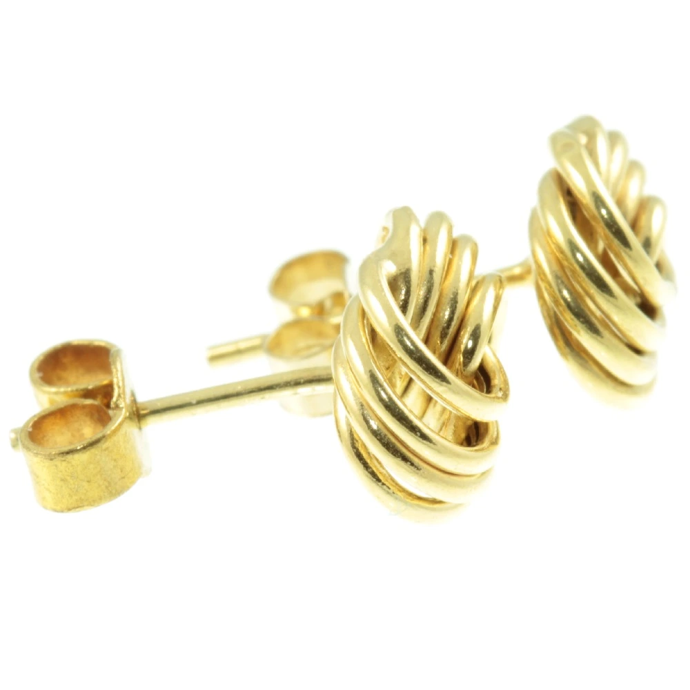 9ct Gold Stud Earrings - Image 2