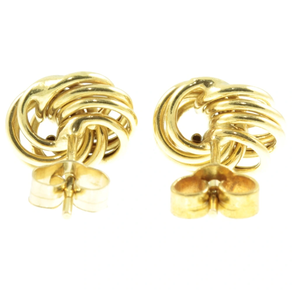 9ct Gold Stud Earrings - Image 3