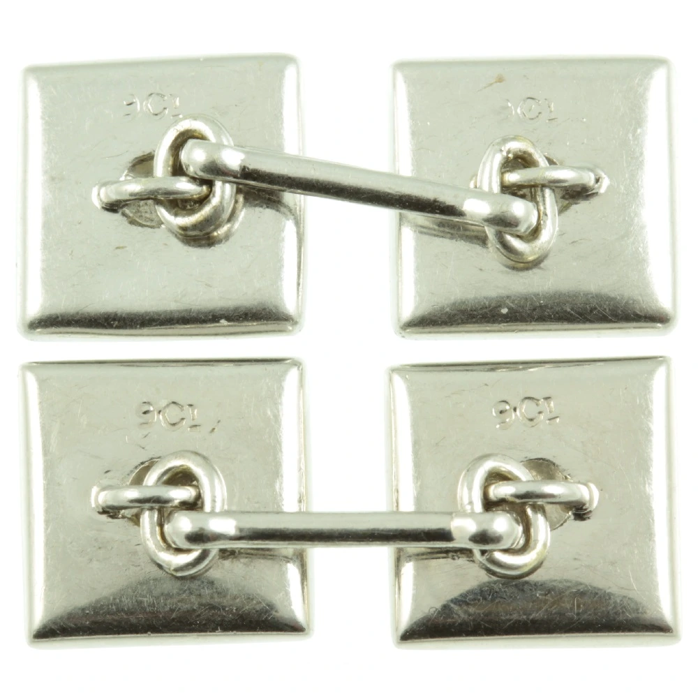 Art Deco 9ct Gold Pearl Cufflinks - Image 2