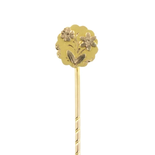 Edwardian 9ct Gold Tie Pin
