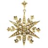 Edwardian Split Pearl Star Pendant