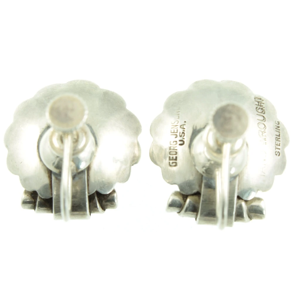 Georg Jensen Silver Earrings - Image 4