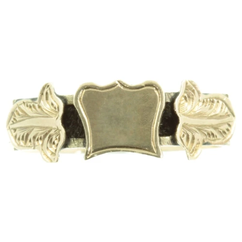 Victorian 15ct Gold Mourning ring