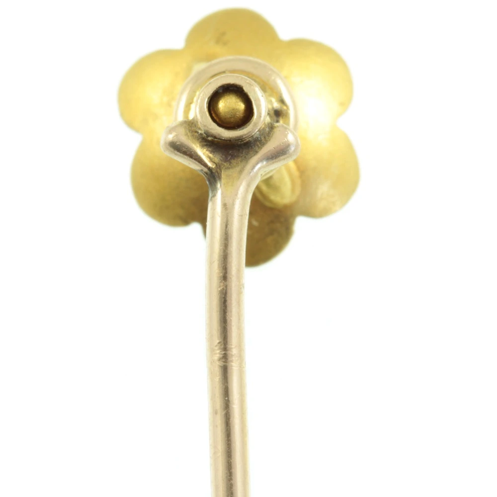 Victorian 15ct Gold & Diamond Tie Pin - Image 2