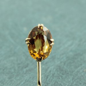 Citrine Tie Pin
