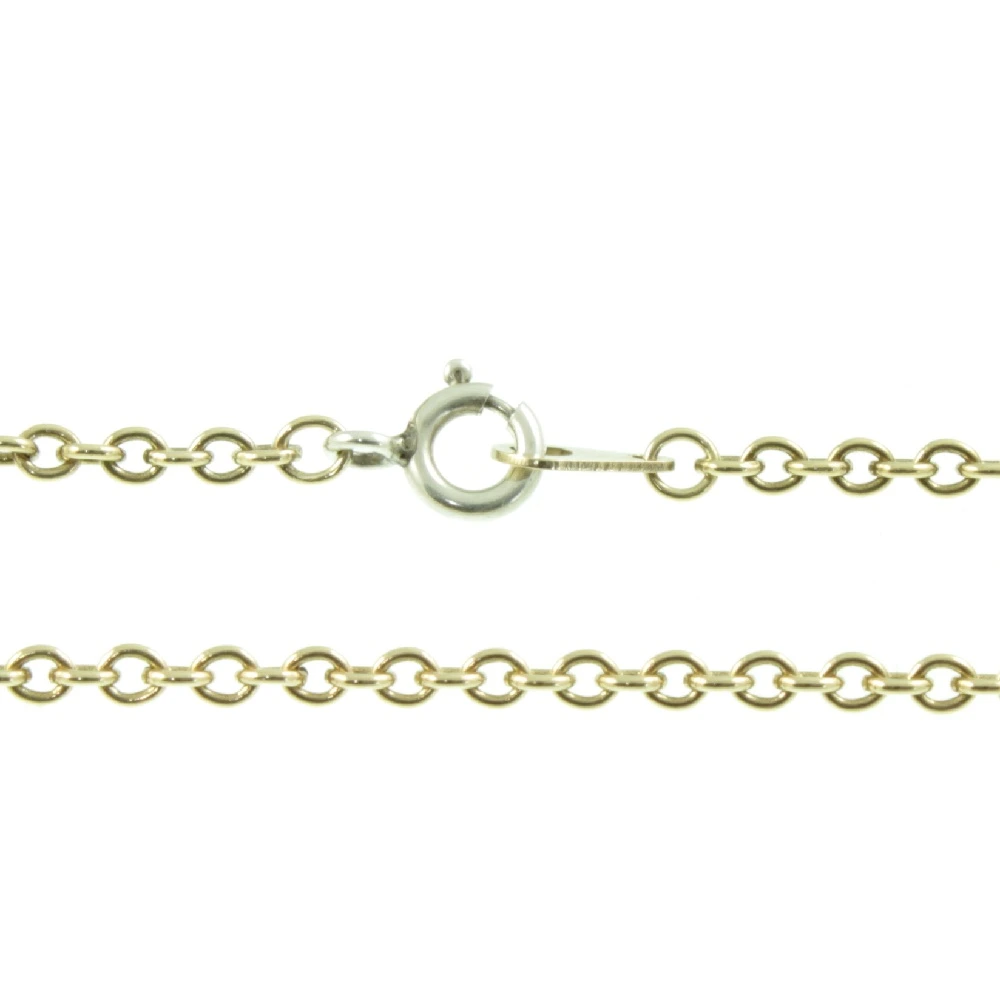 9ct Gold Trace Link Chain - Image 2