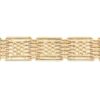 9ct gold gate link bracelet