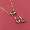 edwardian amethyst negligee necklace