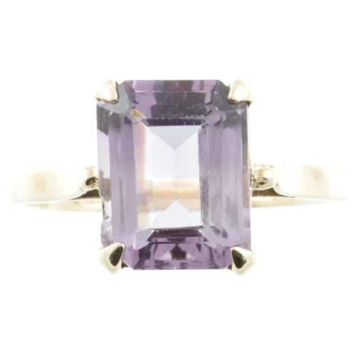 Vintage 9ct Gold Amethyst ring