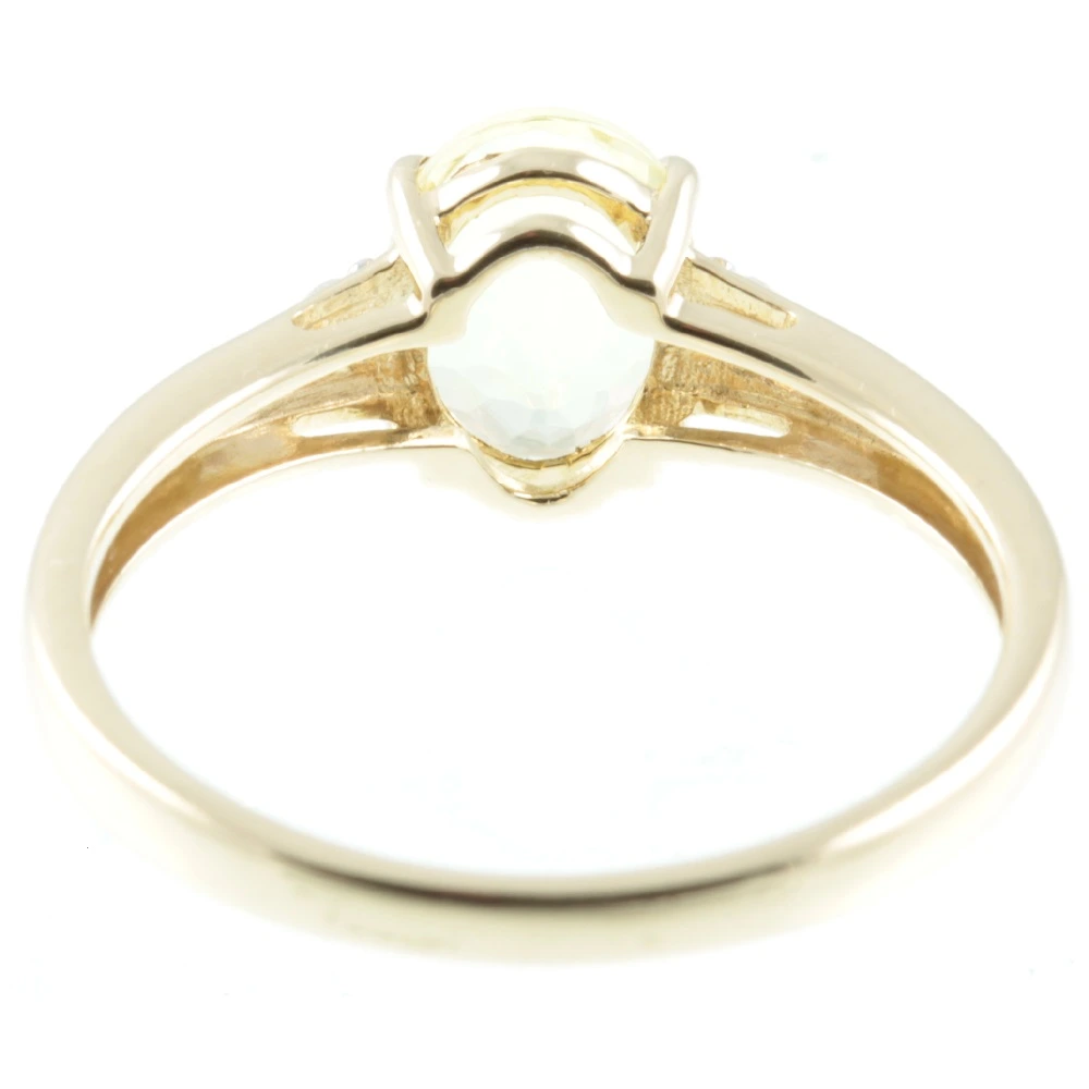 Citrine and Diamond ring