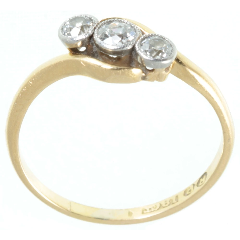 Edwardian Diamond Trilogy Ring