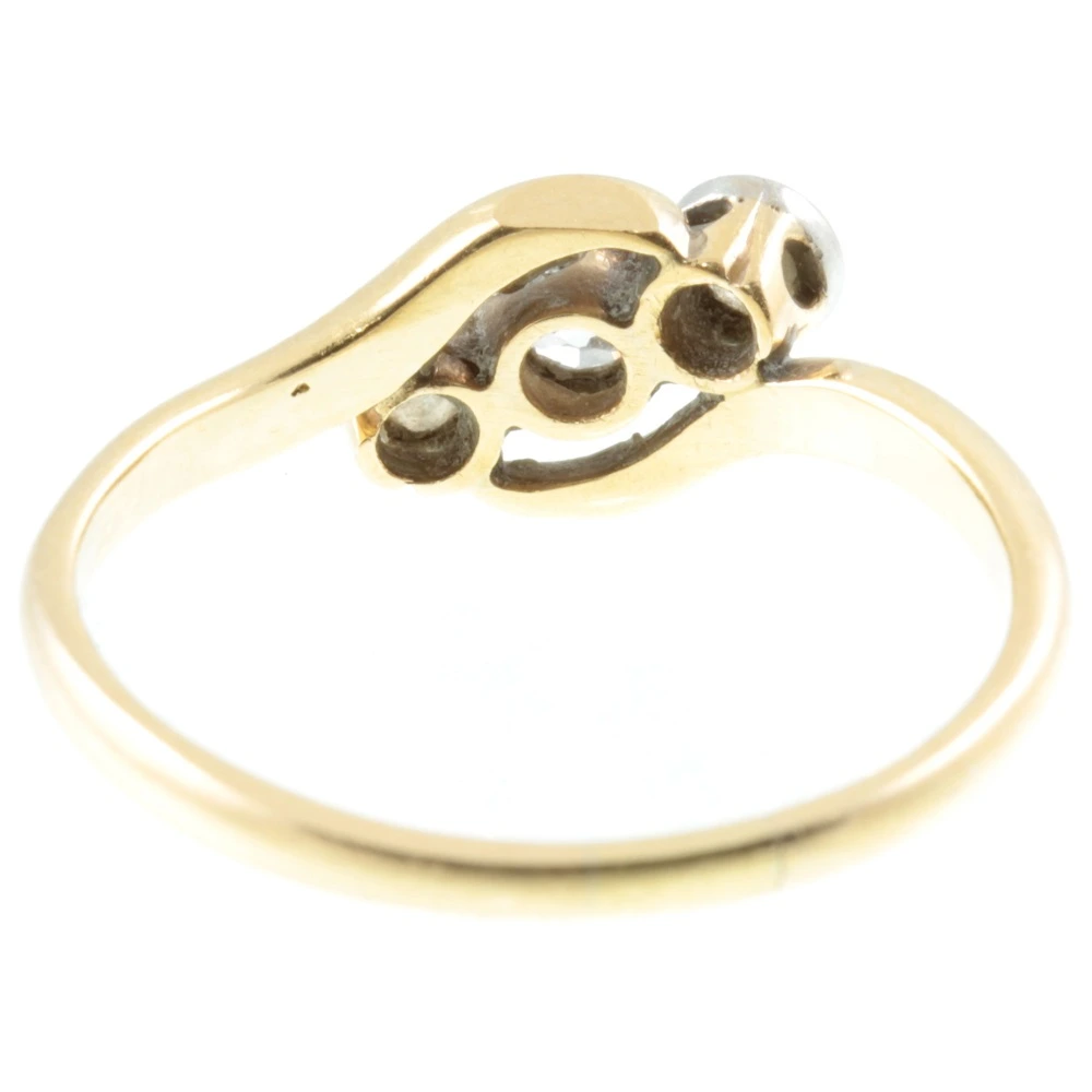 Edwardian Diamond Trilogy Ring - Image 4