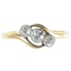 Edwardian Diamond Trilogy cross over Ring