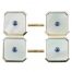 Art Deco Sapphire and Mother of Pearl Cufflinks