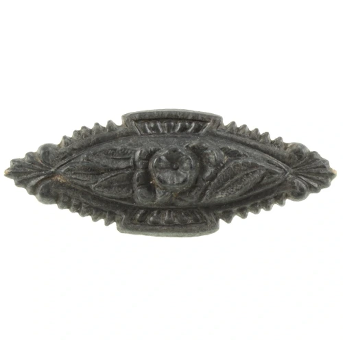 Victorian Bog Oak Mourning Brooch