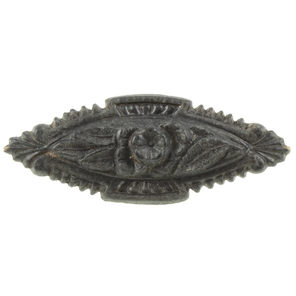 Victorian Bog Oak Mourning Brooch