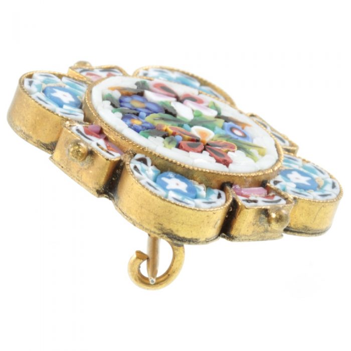 Victorian Micro Mosaic Brooch