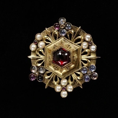 Garnet Brooch