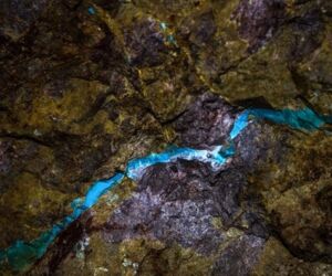 Turquoise Vein in rock - Carus Jewellery