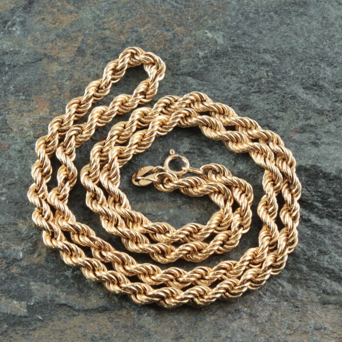 Vintage Rope Chain Necklace