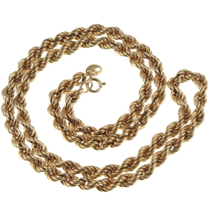 Vintage Rope Chain Necklace