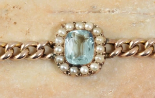 Aquamarine gemstone Bracelet - Carus Jewellery
