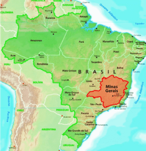 Aquamarine mining in minas gerais brazil