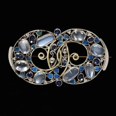 George Hunt Moonstone Brooch George Hunt Moonstone Brooch