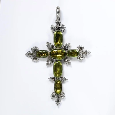 Peridot Reliquary Cross