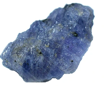 Tanzanite gemstone uncut